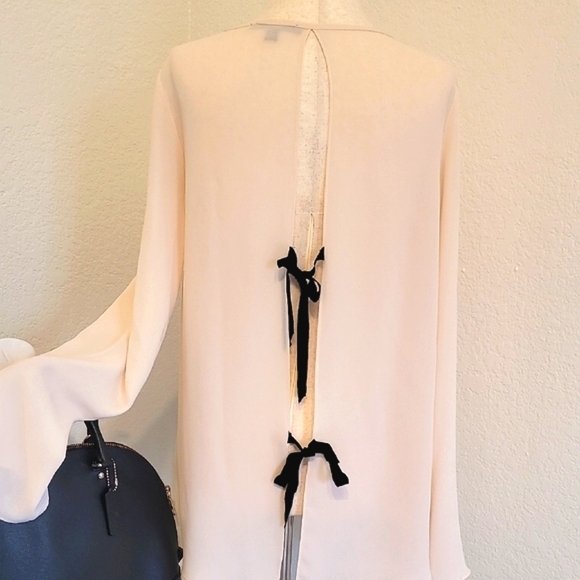 Blaque Label Tops - Blaque Label Cream Open Back Design